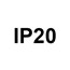 IP20 = Geschützt gegen Zugang zu festen Körpern größer als 12 mm. Kein Schutz gegen Zugang zu flüssigen Partikeln.